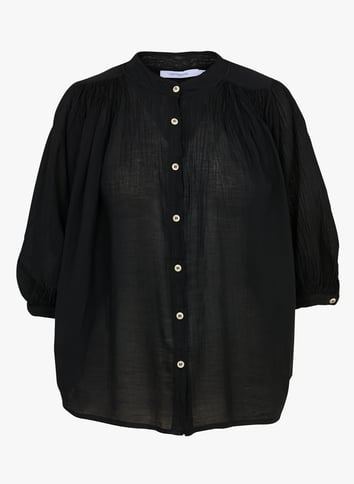 Blouse col rond imprimé Bleu La fee maraboutee - Femme | Place des Tendances Blouse col rond imprimé Bleu La fee maraboutee - Femme | Place des Tendances