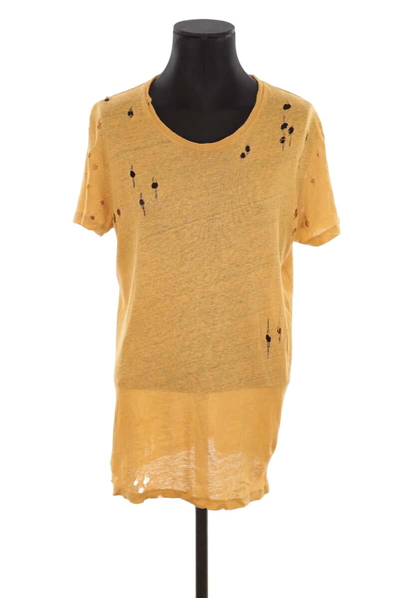 Linen T-shirt IRO - Seconde Main Yellow