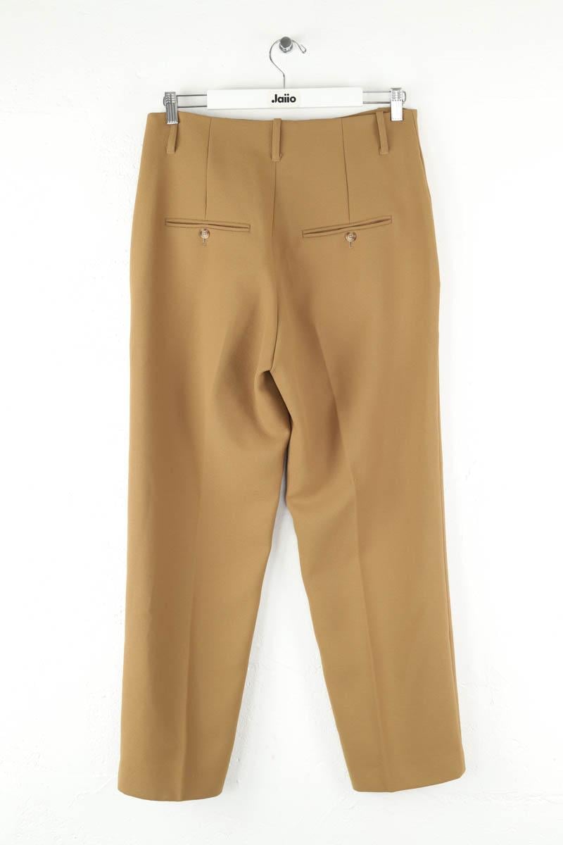 Brown straight-leg pants LAURENCE BRAS - Seconde Main Brown