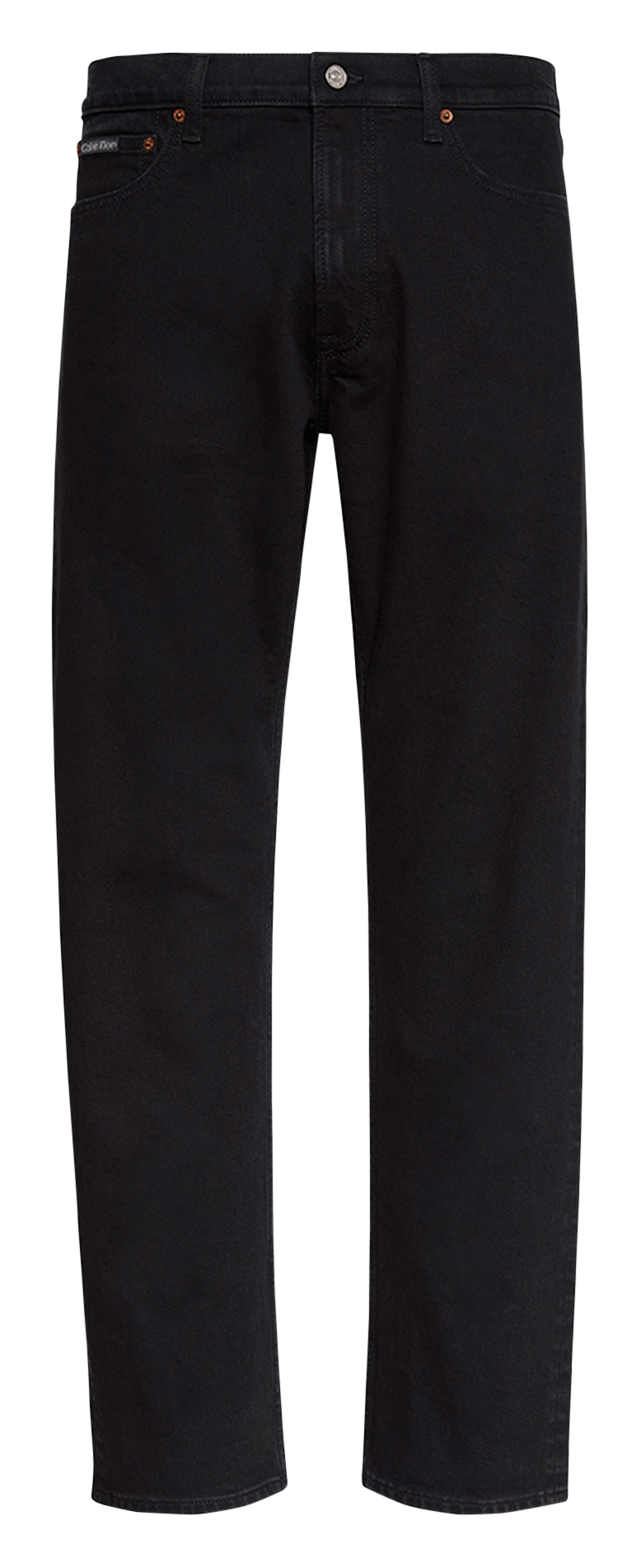 Jean droit en coton mélangé CALVIN KLEIN Noir