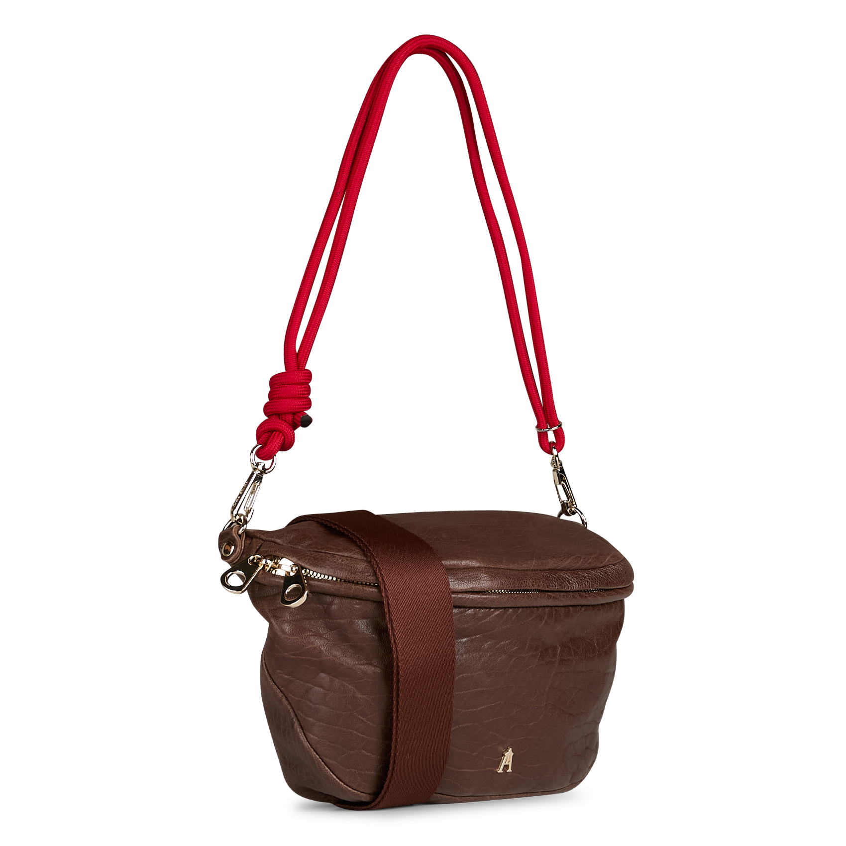 Sac banane en cuir CRAIE STUDIO Marron