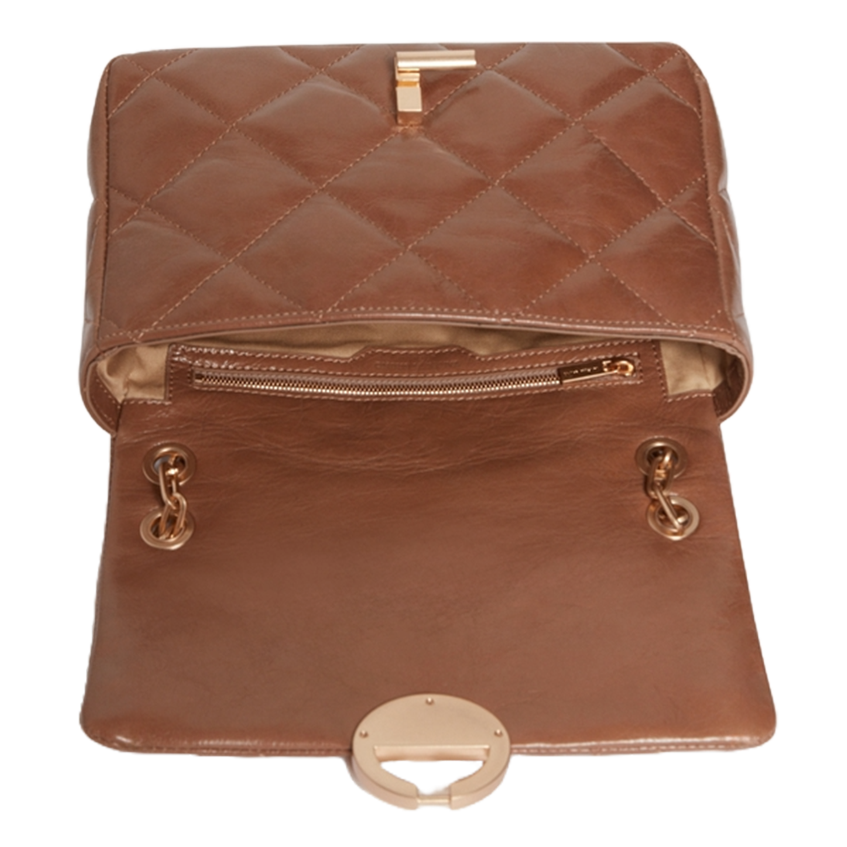 Leren crossbodytas  VANESSA BRUNO Bruin