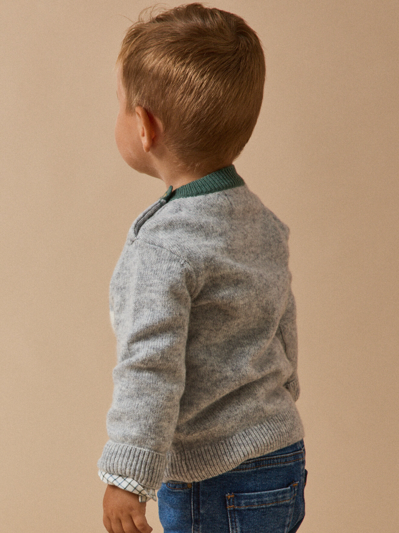 Wool sweater CYRILLUS Grey