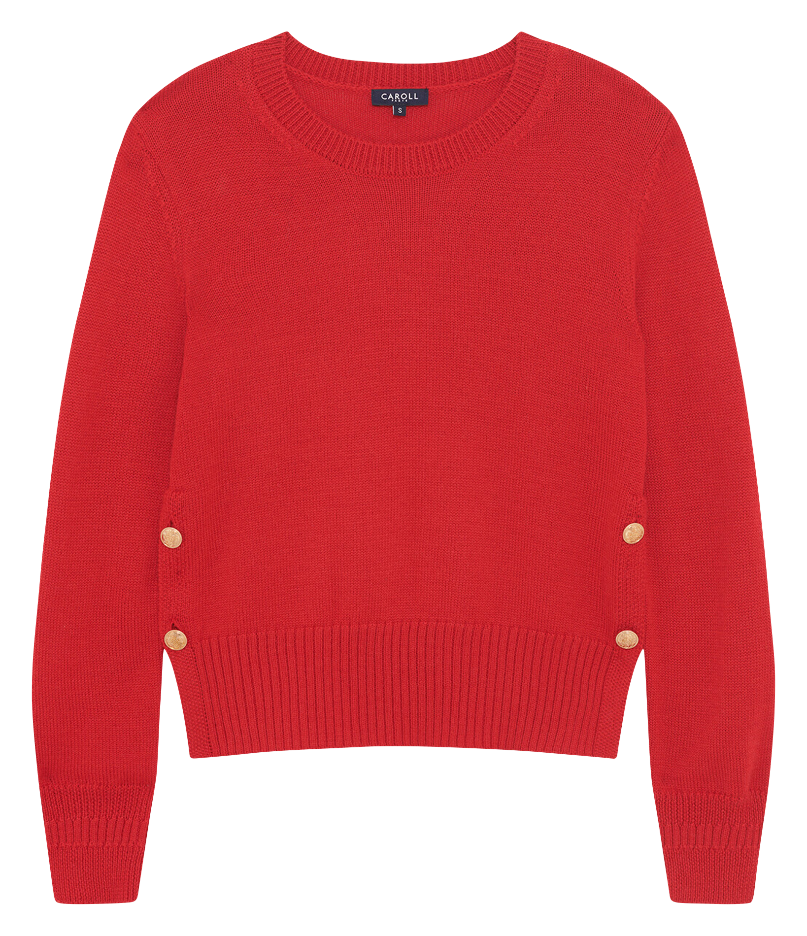 Alpaca wool sweater CAROLL Red