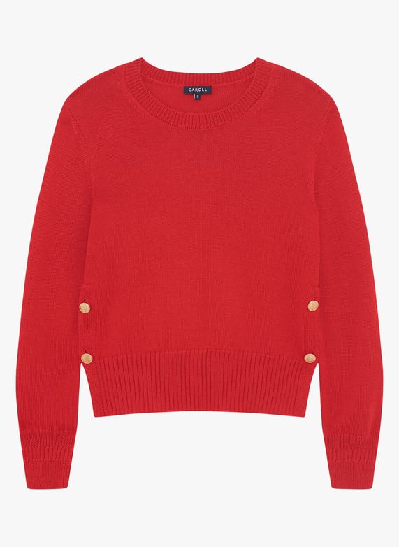Pull Enfant Supersoft Col Rond Rouge Aran Woollen Mills - Le Comptoir Pull Enfant Supersoft Col Rond Rouge Aran Woollen Mills - Le Comptoir