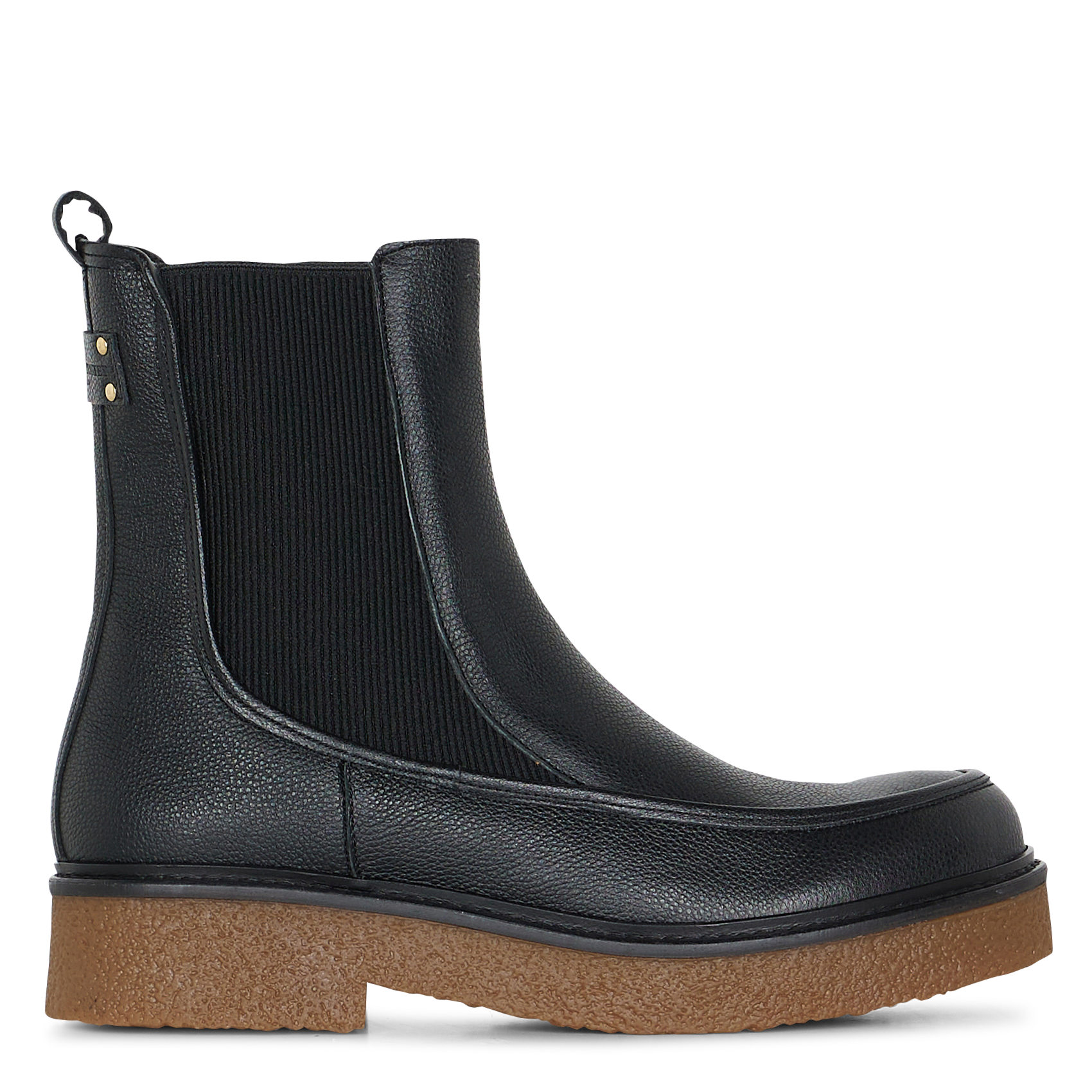 Leren enkellaarzen MAISON TOUFET Zwart