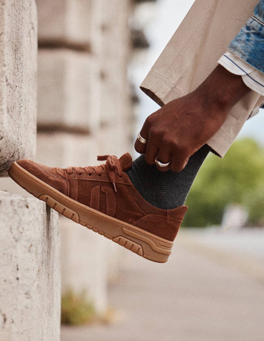 ASICS GEL PULSE 13 ODAJE EX. M.MOUSTACHE Brown