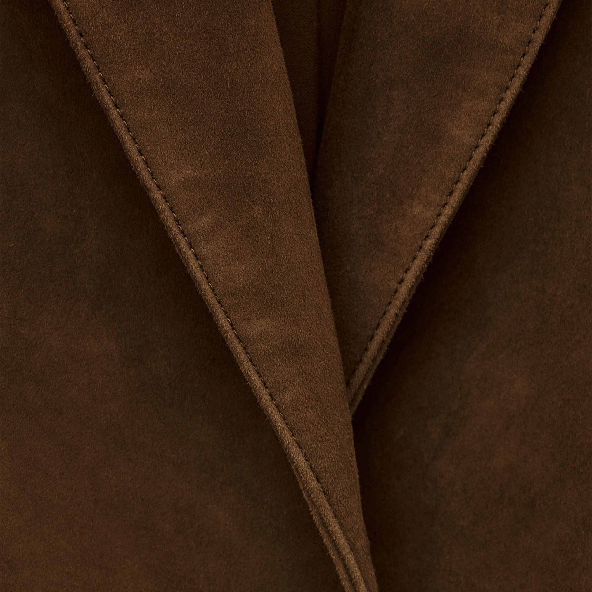 Blazer van leer BA&SH Bruin