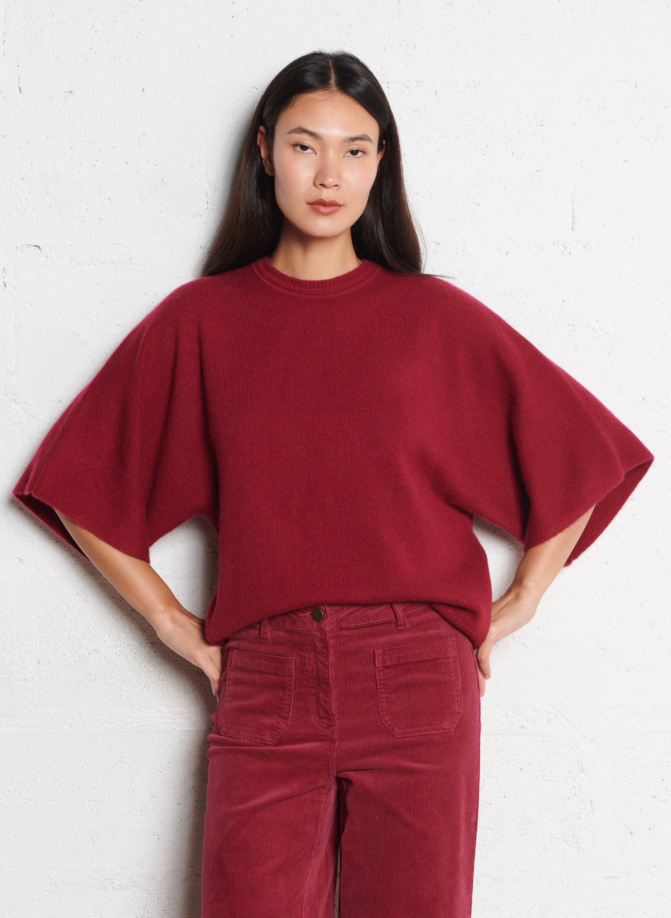 Cashmere wide sleeve sweater MAISON 123