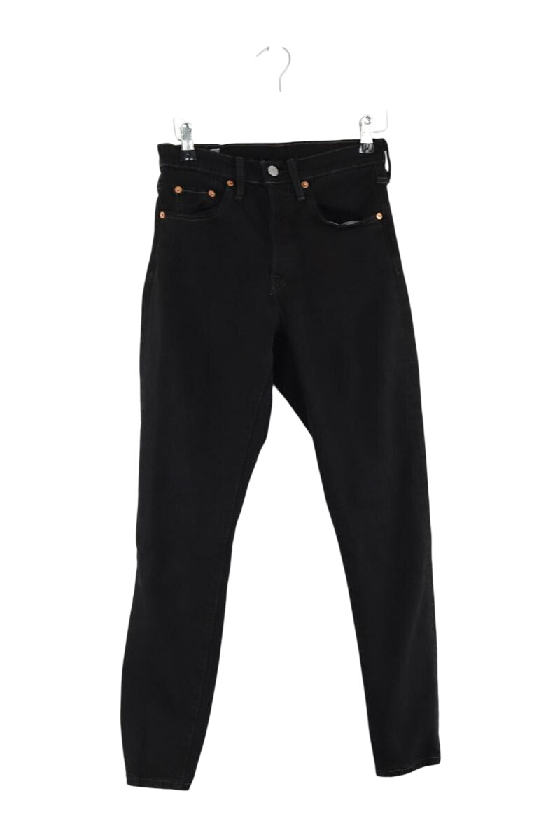 Slim-fit stretch cotton jeans with regular waist LEVI'S - Seconde main Black
