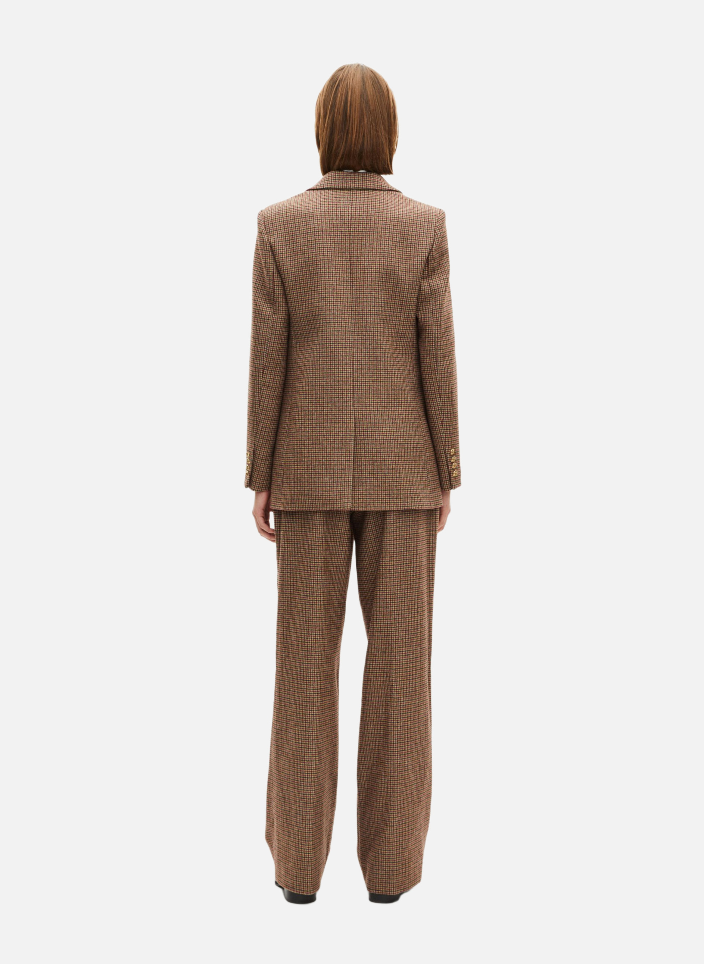 Houndstooth blazer THE KOOPLES Brown