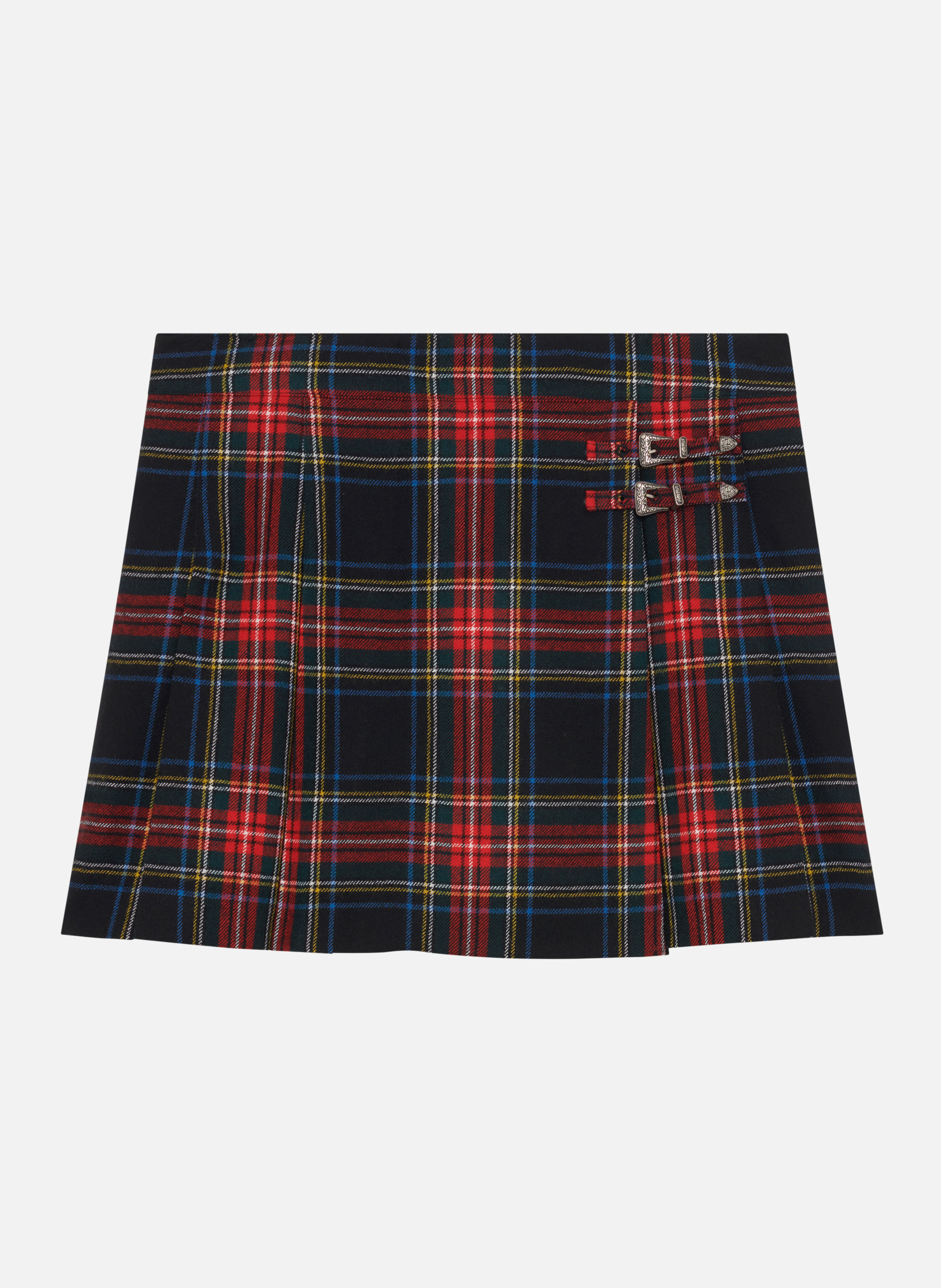 Short skirt in tartan pattern THE KOOPLES Red
