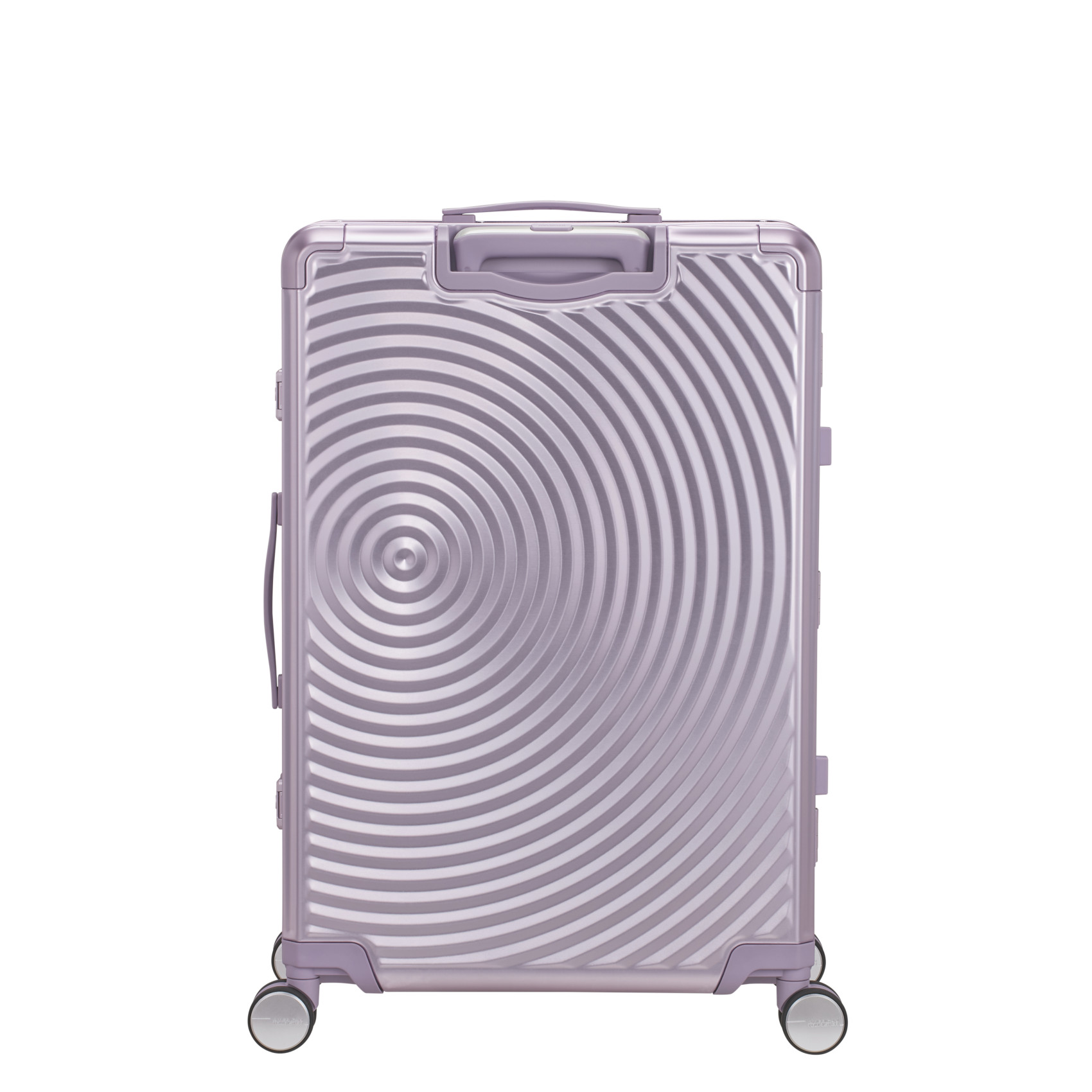 Aluminum suitcase with 4 wheels size L AMERICAN TOURISTER Purple