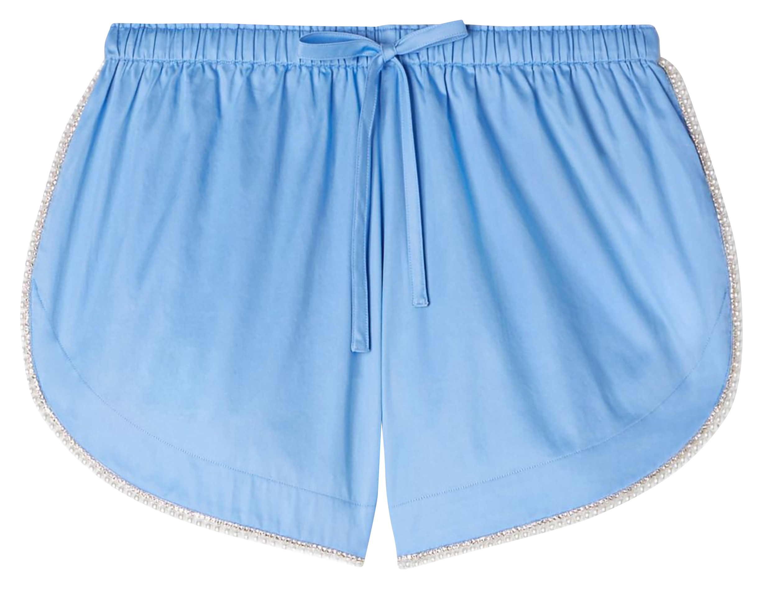 Recht, katoenen short SANDRO Blauw