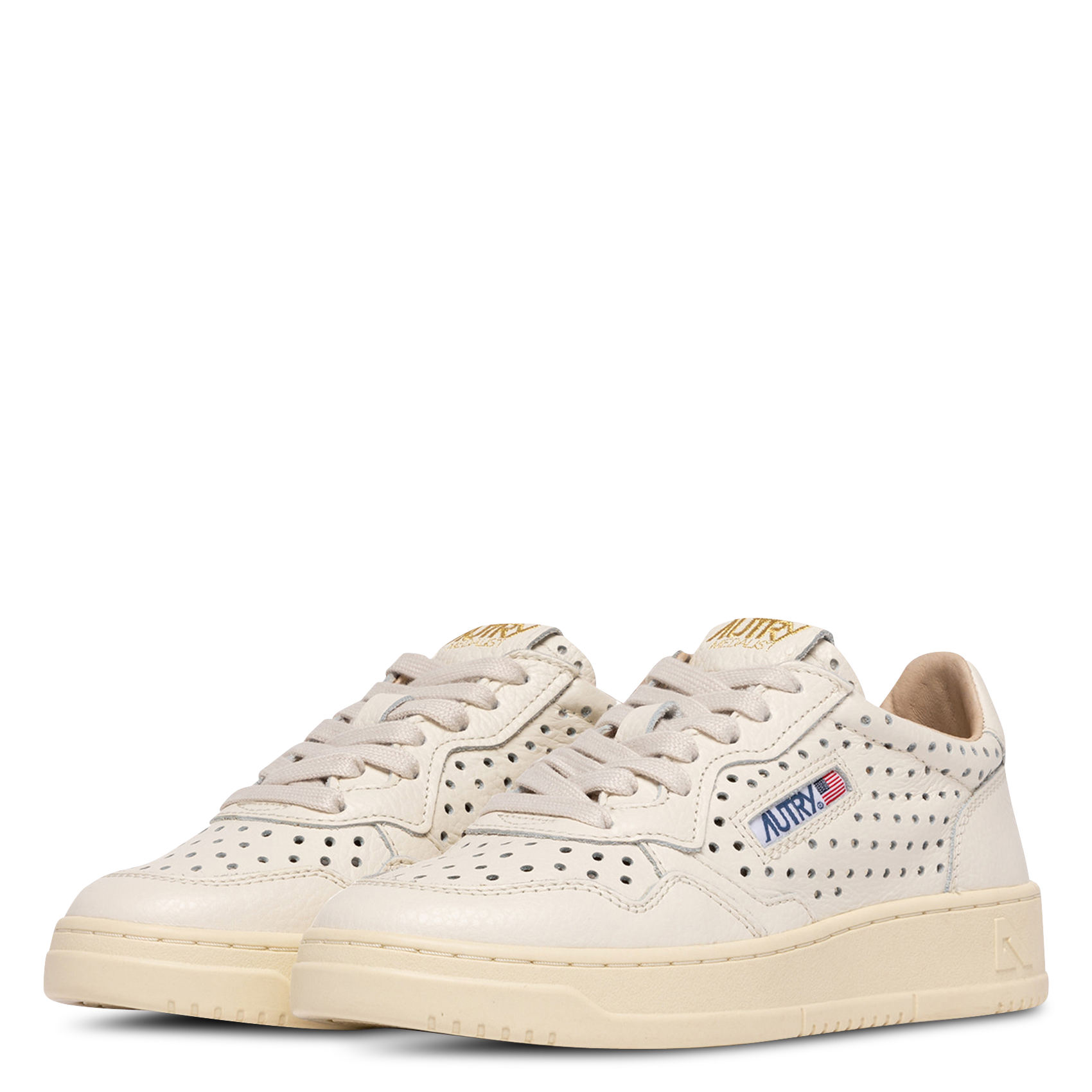 Baskets basses en cuir AUTRY Blanc