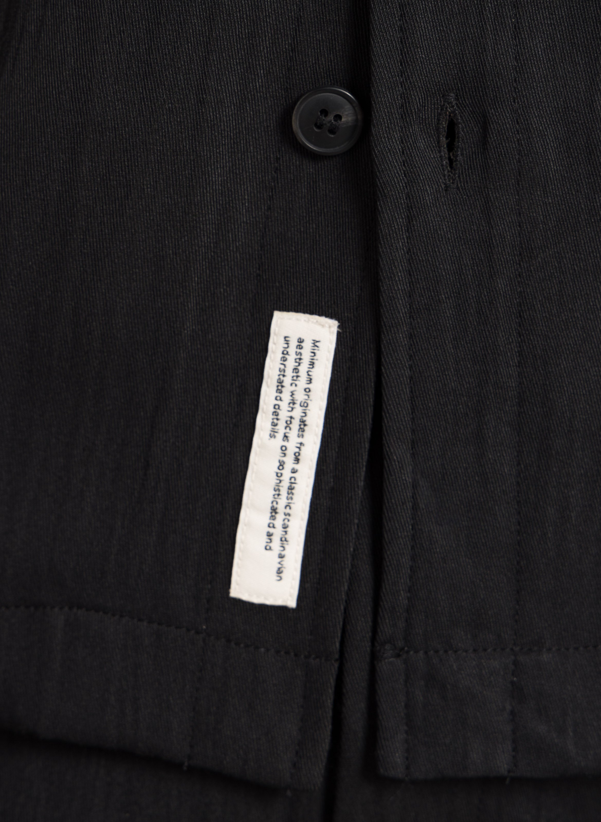 Straight shirt Black