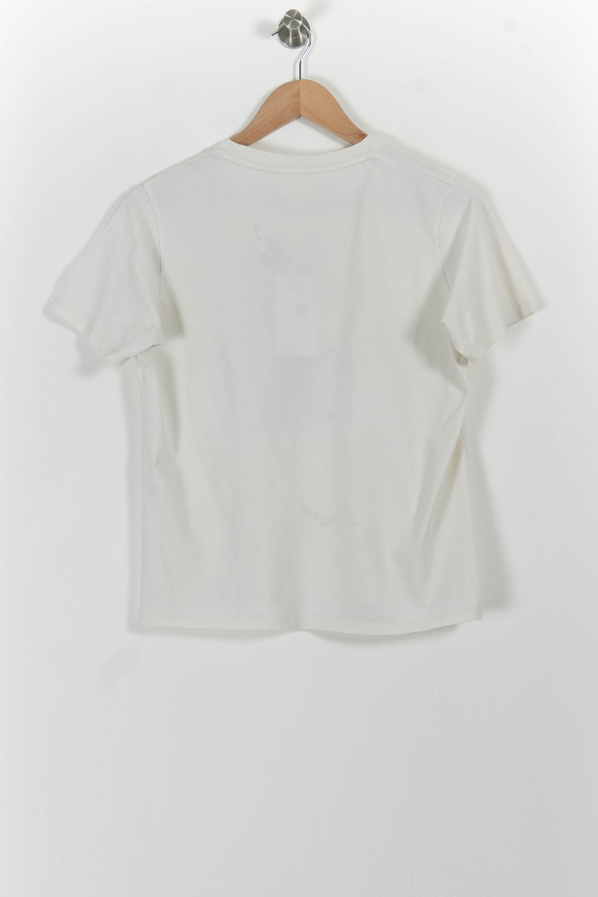 Tommy Badge T-shirt SEZANE - Seconde main Beige