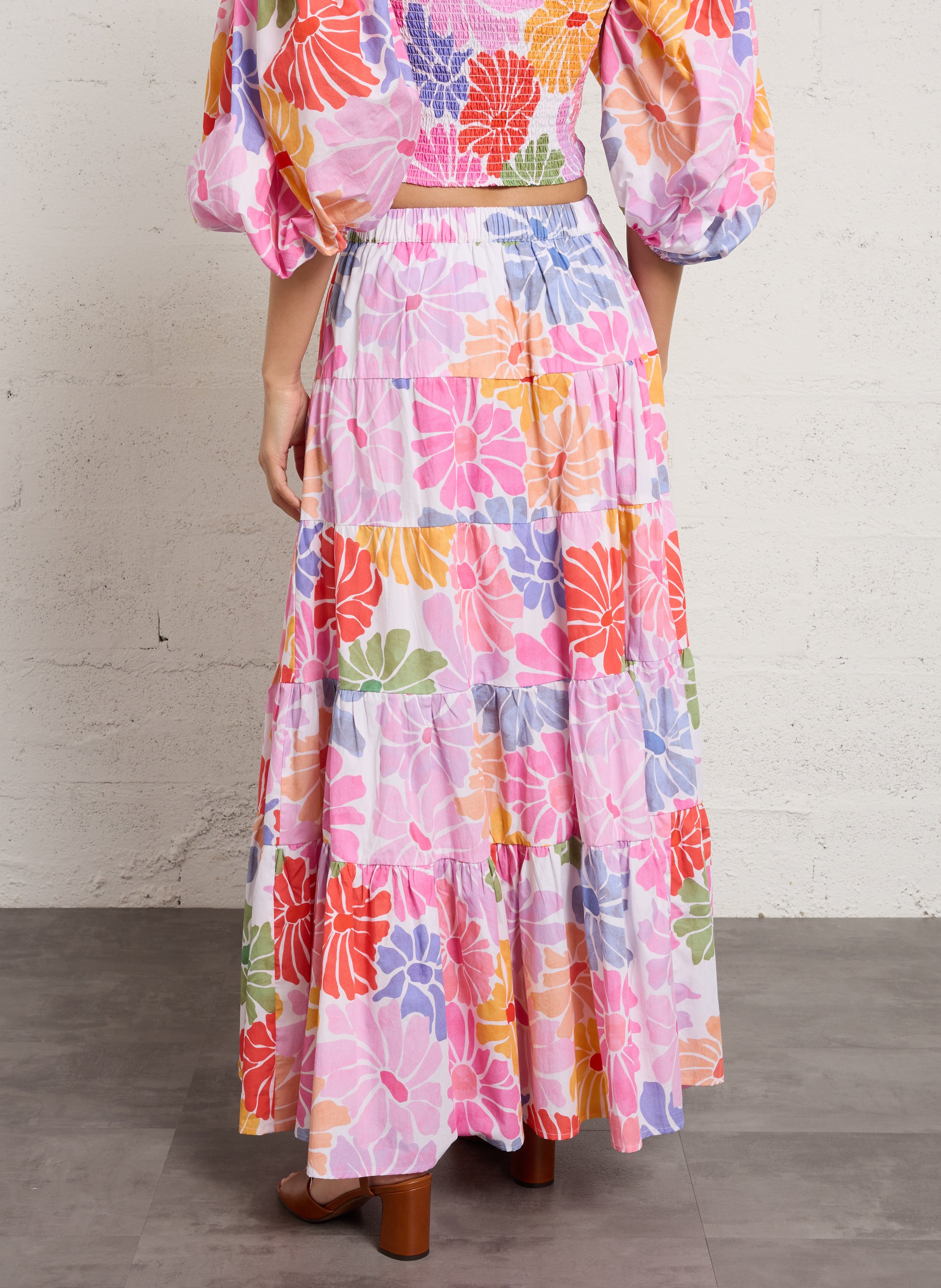 Jupe longue évasée SUNDRESS Multicolore
