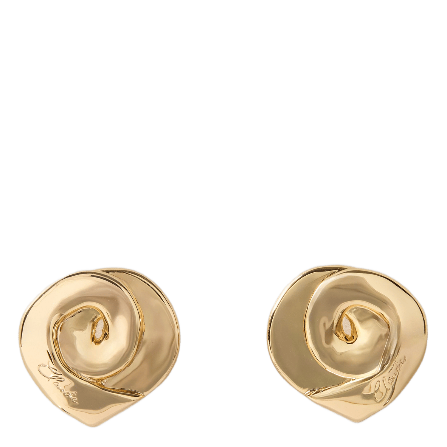 Messing oorbellen CLAUDIE PIERLOT Goudkleurig