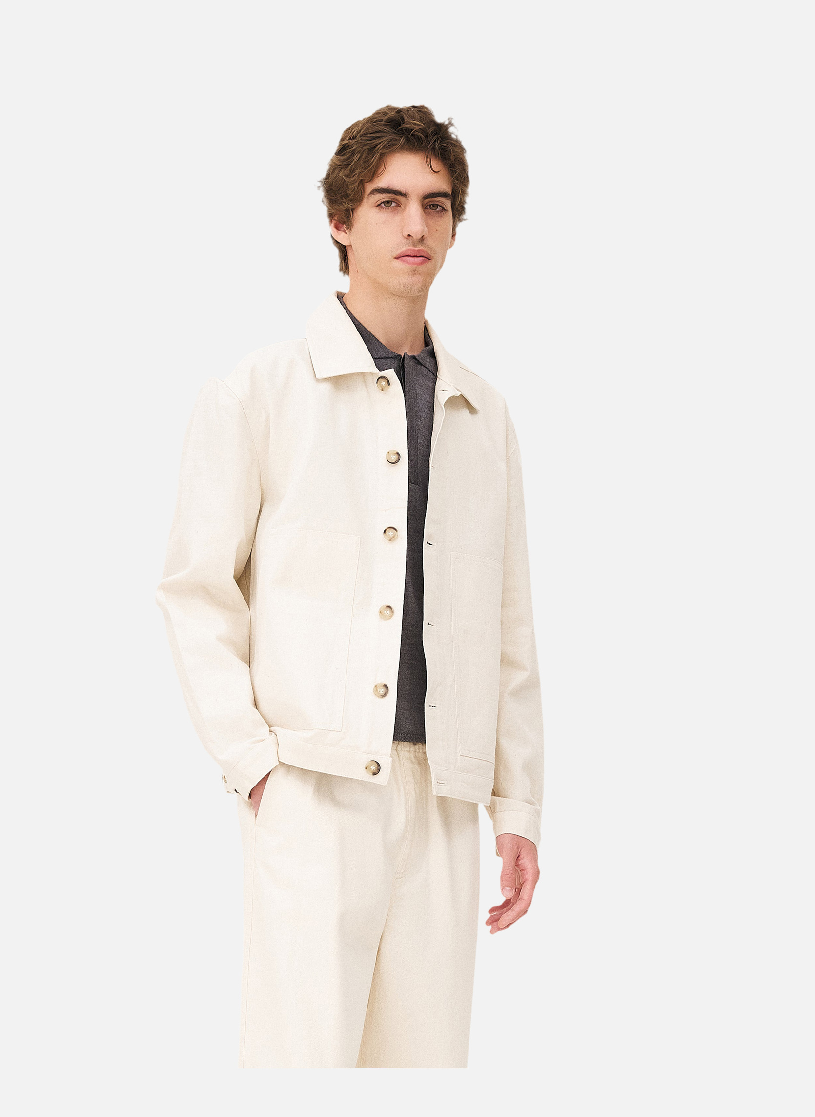 Boxy workwear jacket Noyoco Red