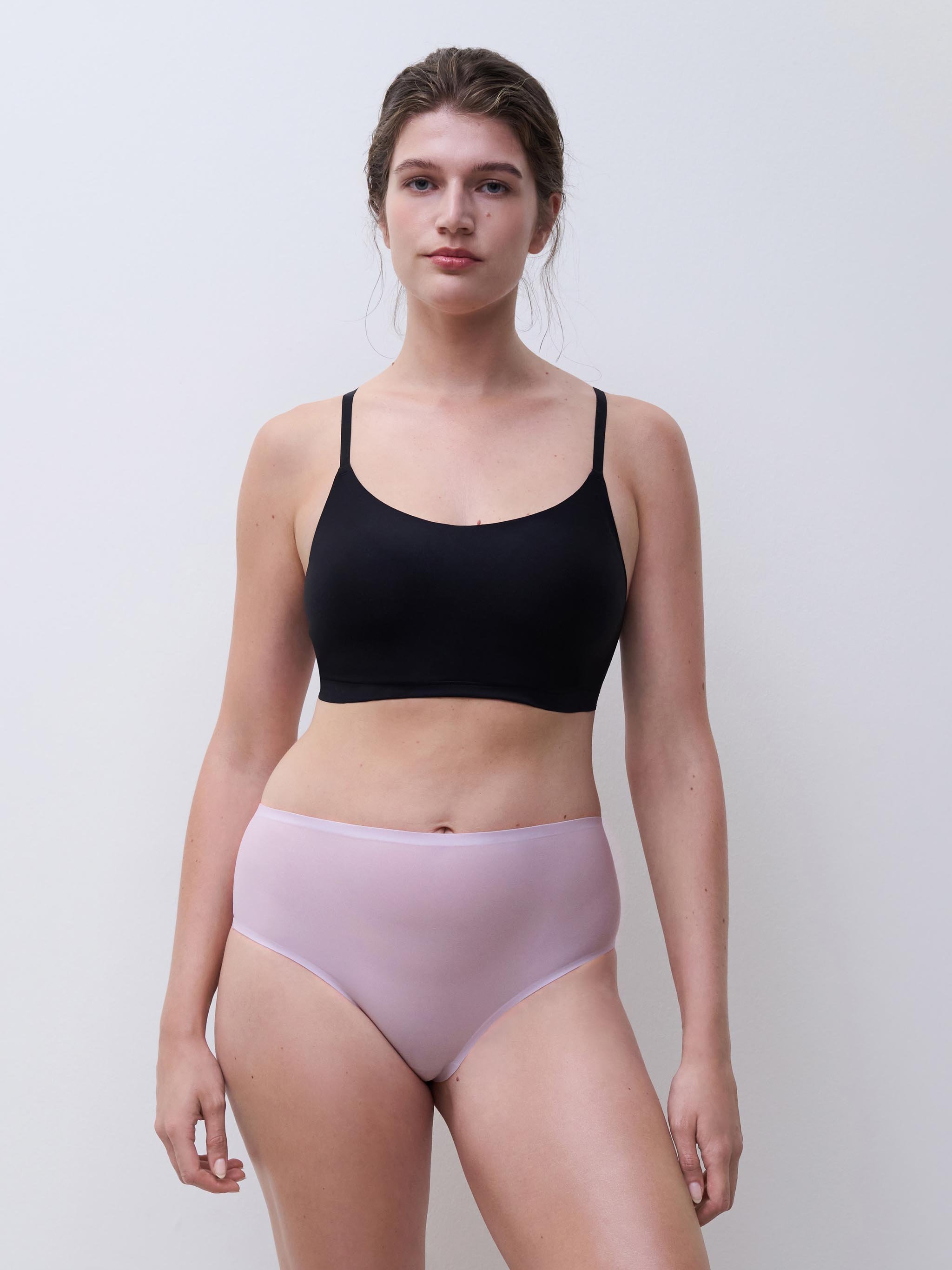 High-waisted G-string CHANTELLE Purple