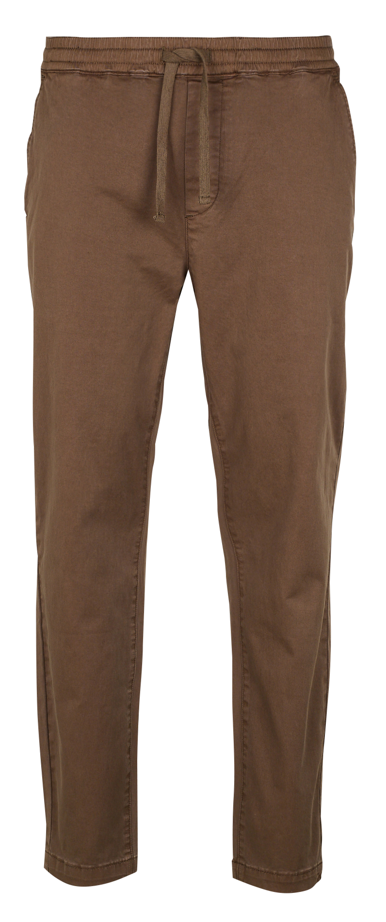 Straight-leg cotton-blend pants MINIMUM Brown