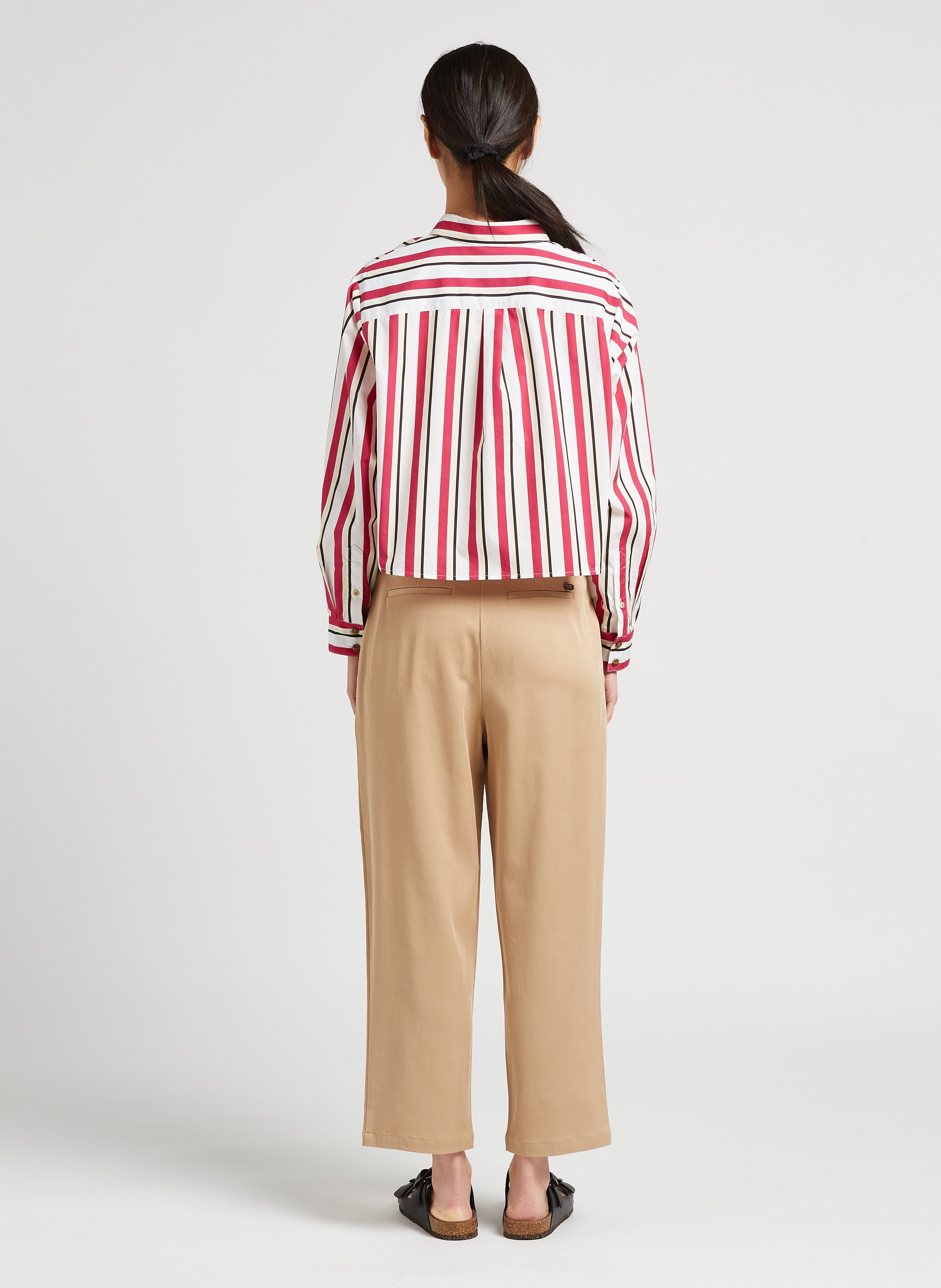 Gerade geschnittene Taillenhose SCOTCH AND SODA Beige