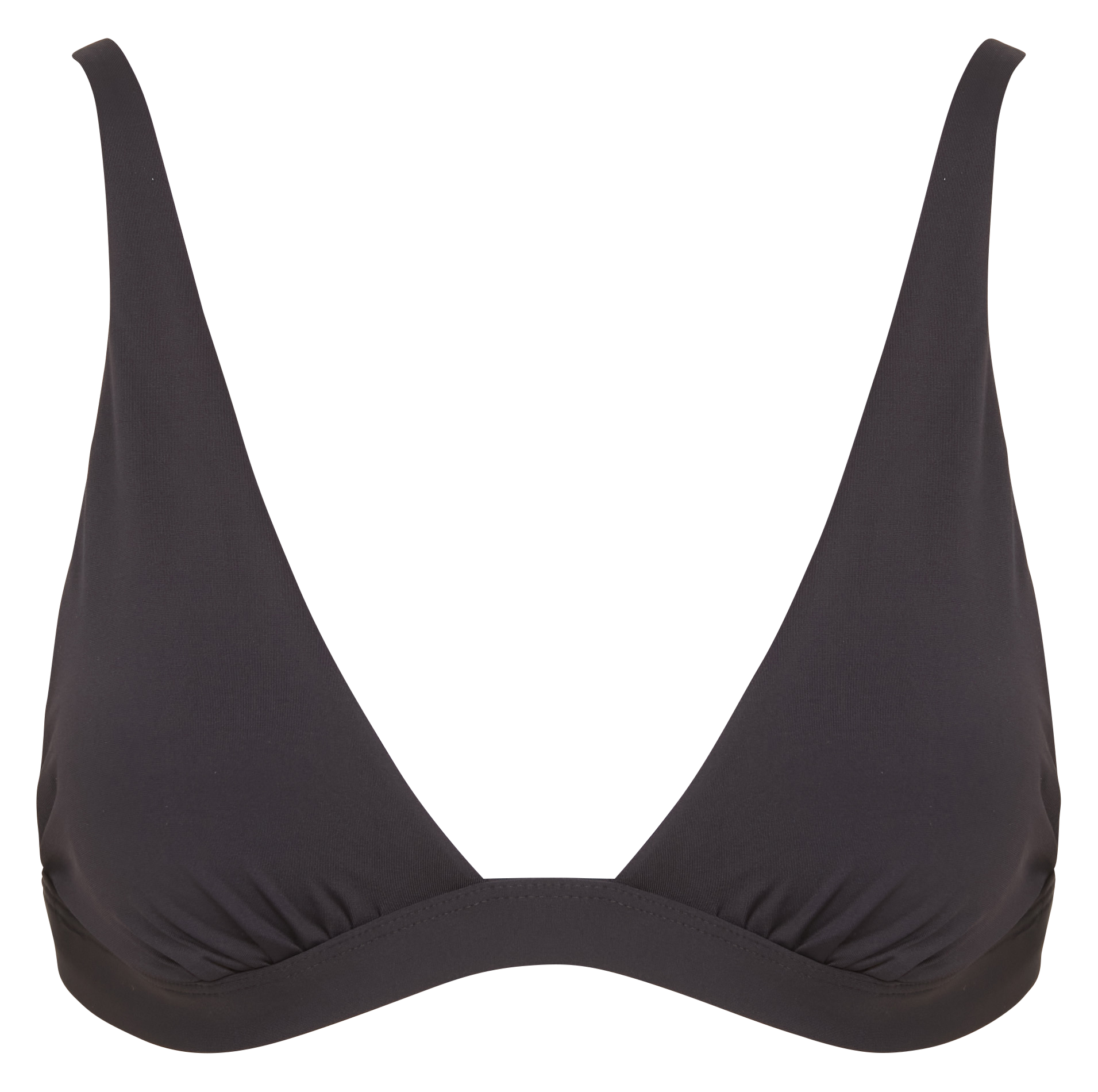 Haut de maillot de bain triangle  KHAVEN Noir