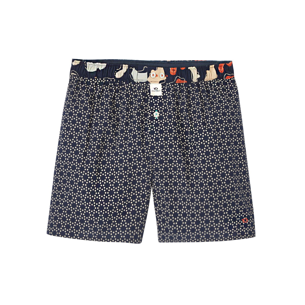Organic cotton boxer shorts BILLYBELT Blue