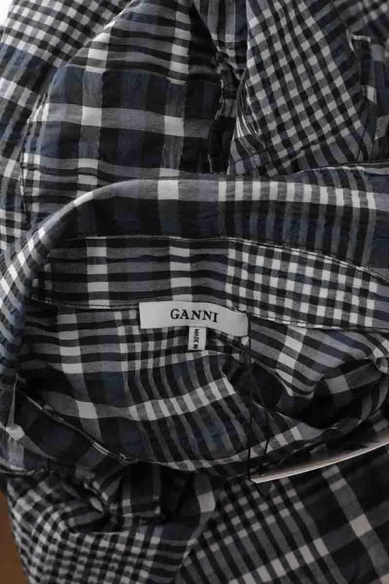 Cotton jumpsuit GANNI - Seconde Main Blue