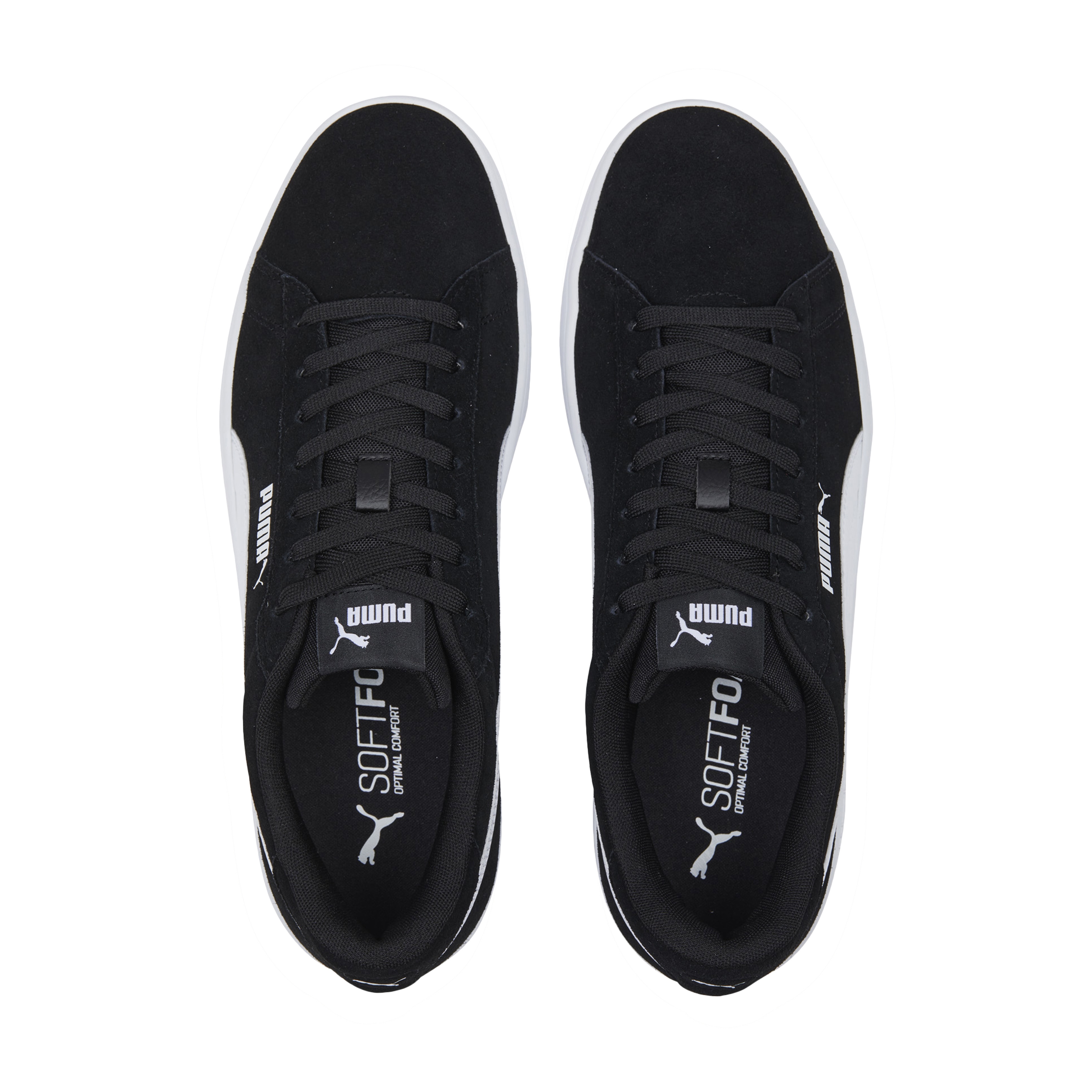 Leather Smash Sneakers PUMA Black