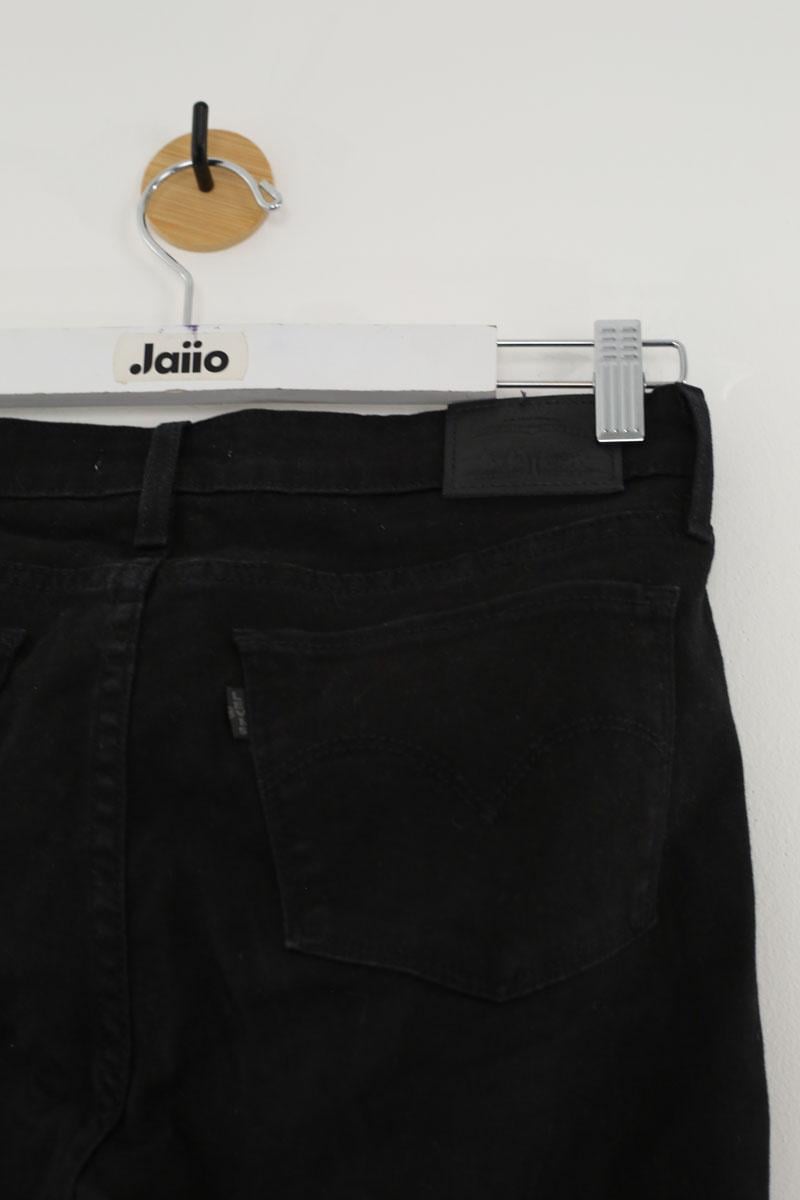 Cotton skinny jeans LEVI'S - Seconde main Black