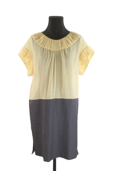 Cotton dress SONIA RYKIEL - Seconde Main Yellow