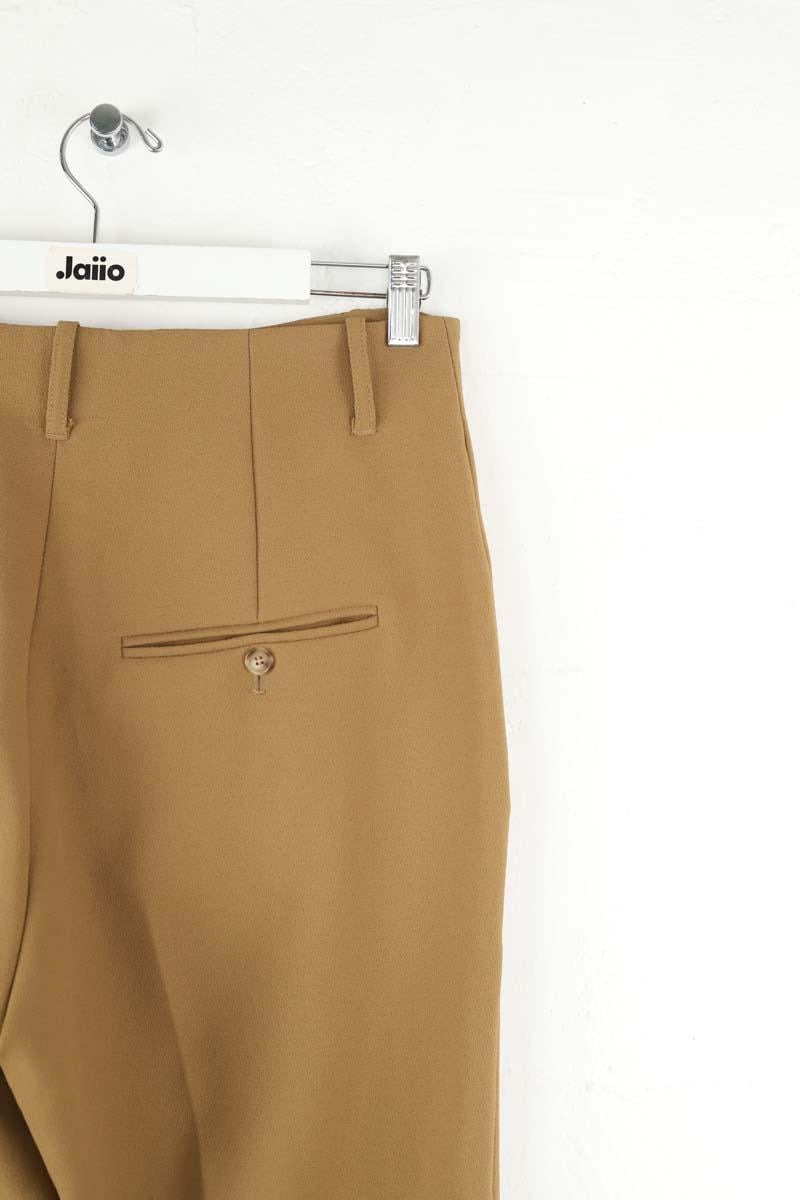 Brown straight-leg pants LAURENCE BRAS - Seconde Main Brown