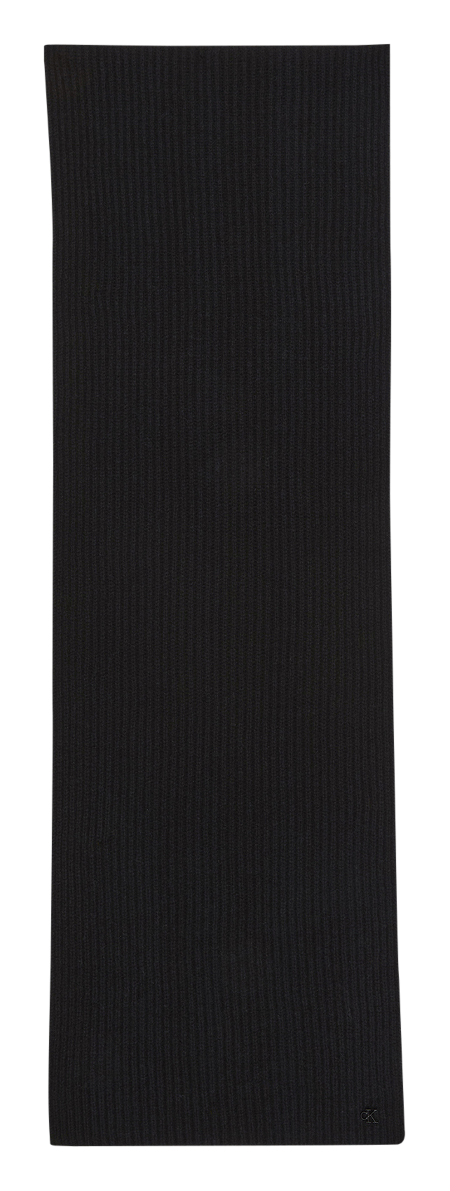 Echarpe unie en laine mélangée CALVIN KLEIN Noir