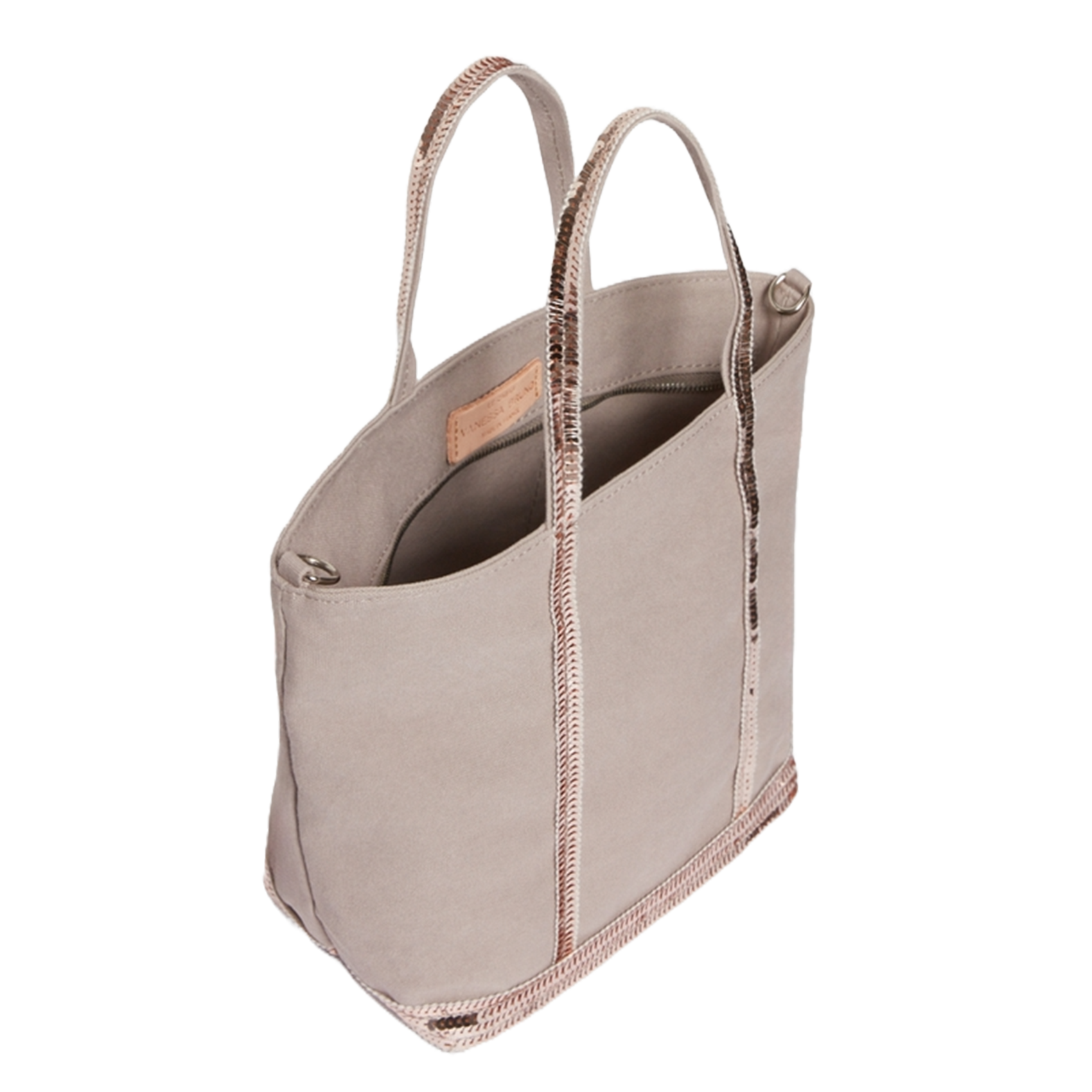 Cabas S en coton à sequins VANESSA BRUNO Rose