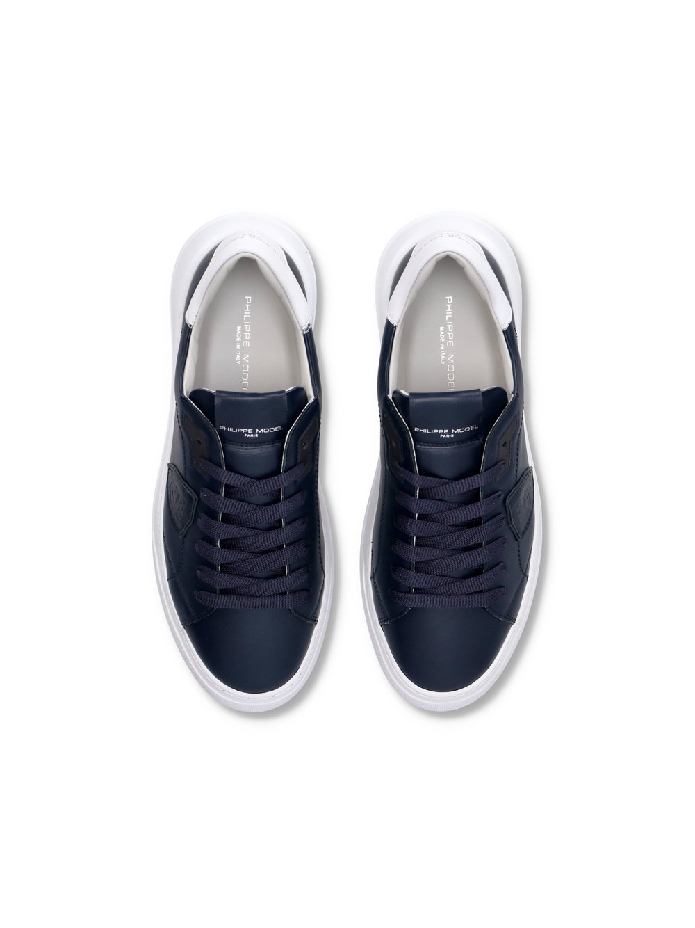 Tennis Temple Sneakers. PHILIPPE MODEL Blue