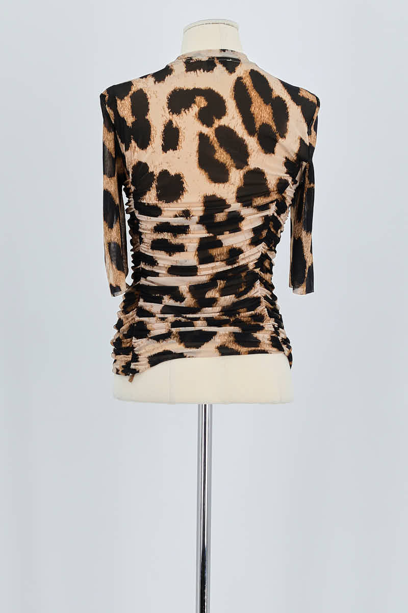 T-shirt GANNI - Seconde Main Brown