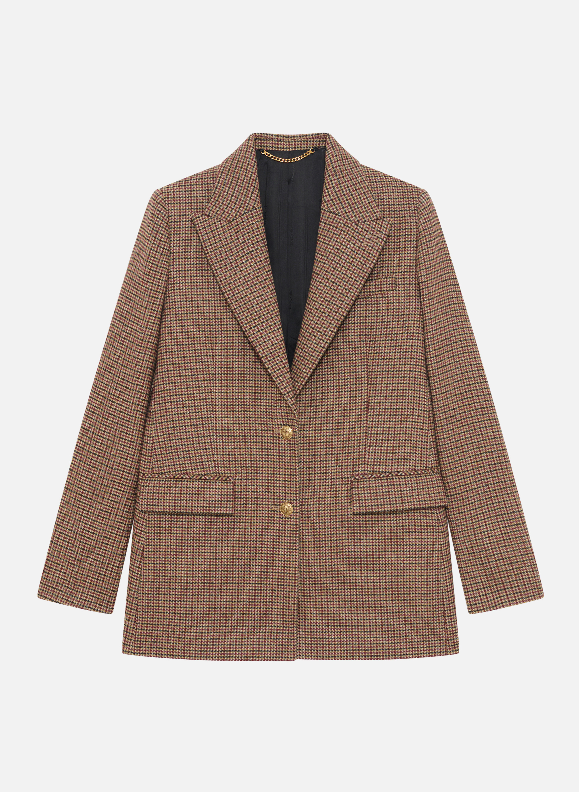 Houndstooth blazer THE KOOPLES Brown