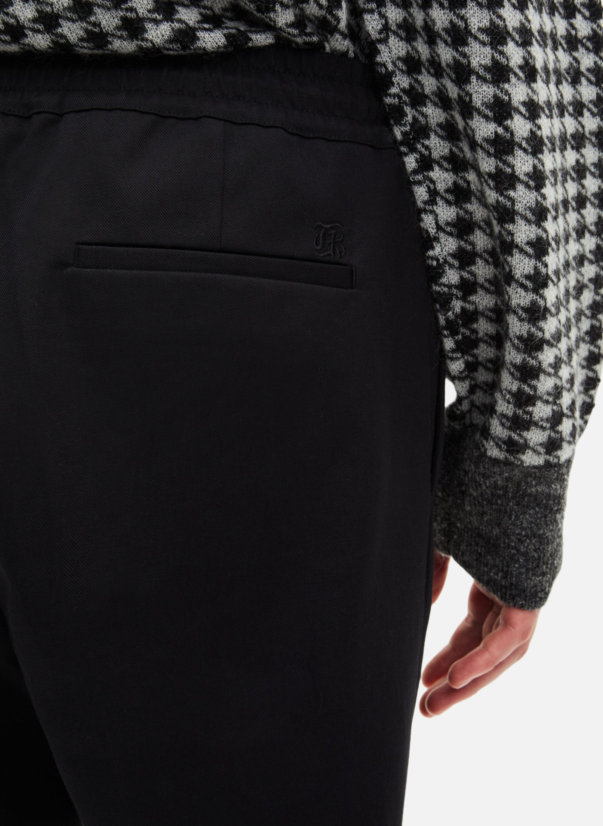 Carrot trousers THE KOOPLES Black