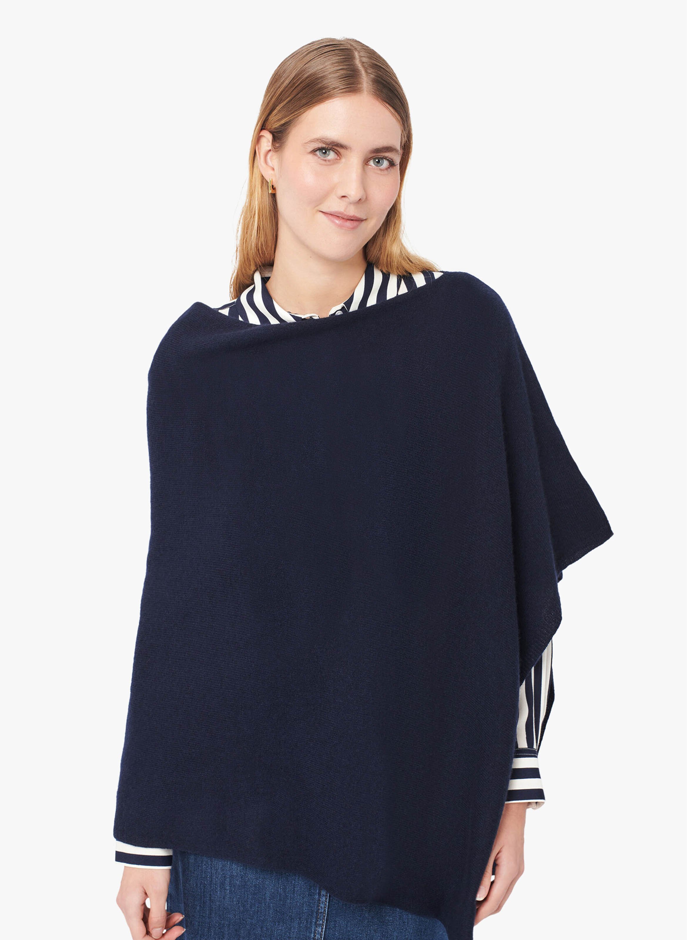Poncho en cachemire CAROLL