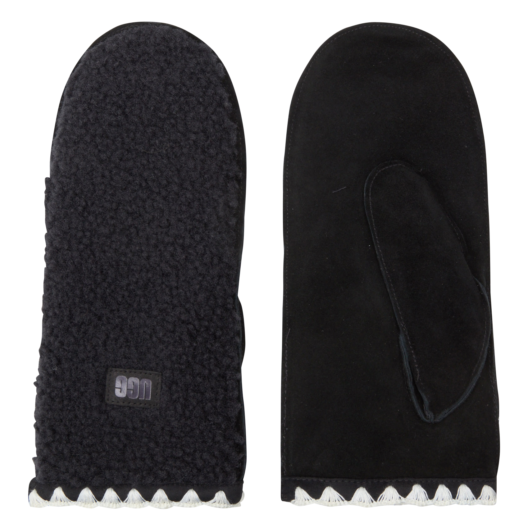 Handschuhe aus Veloursleder UGG Schwarz