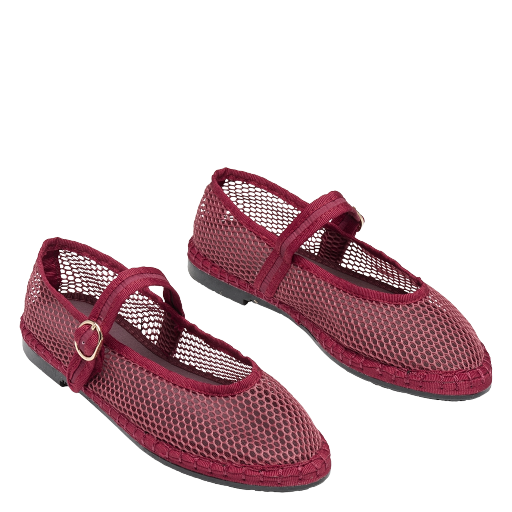 Mesh ballet flats FLABELUS Red