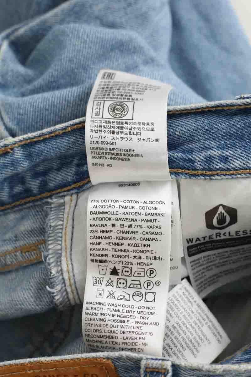 - Straight-leg jeans
- 5 pockets
- Straight cut
- Faded effect LEVI'S - Seconde main Blue