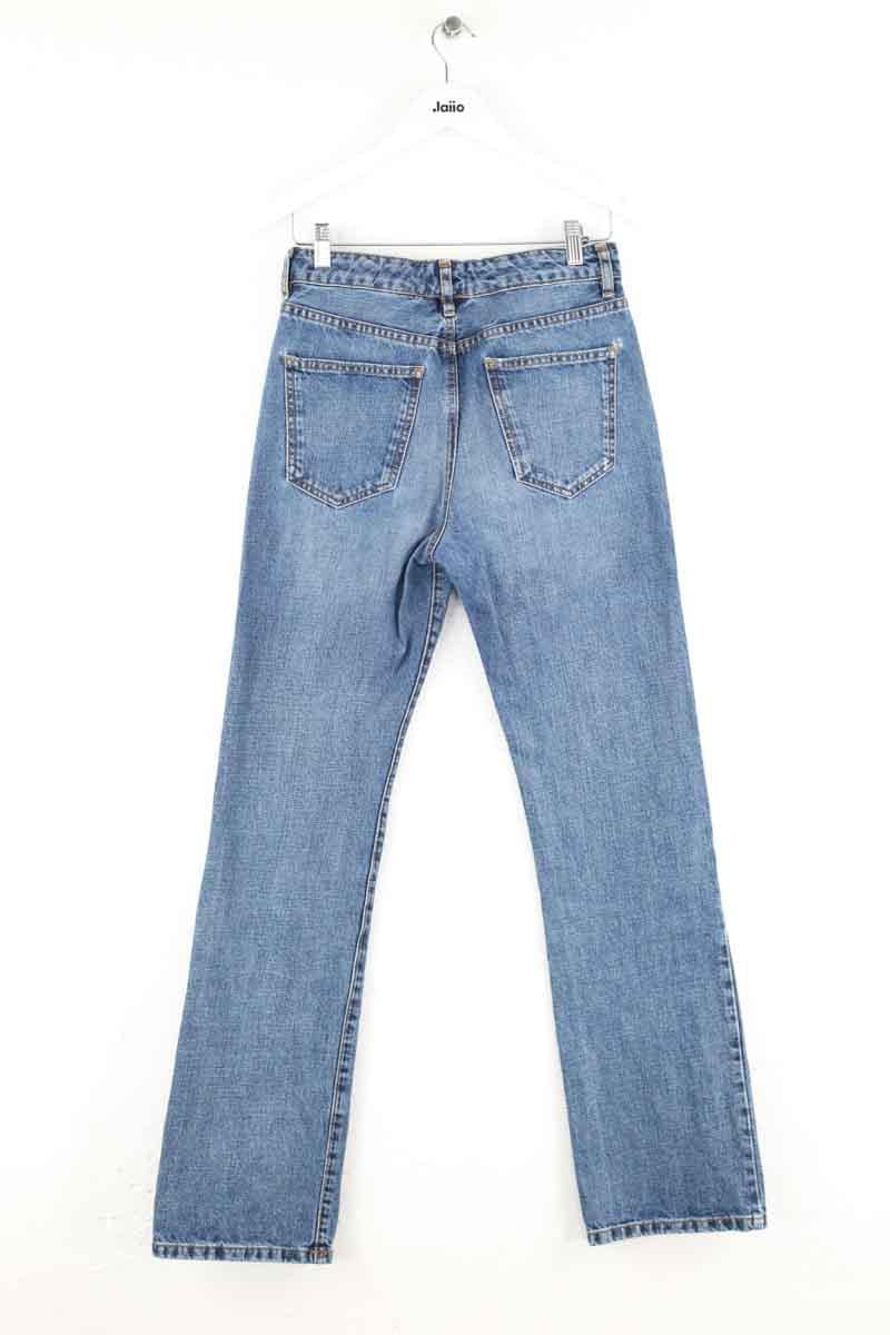 - Straight-leg jeans
- 5 pockets
- Straight cut
- Faded effect SEZANE - Seconde main Blue