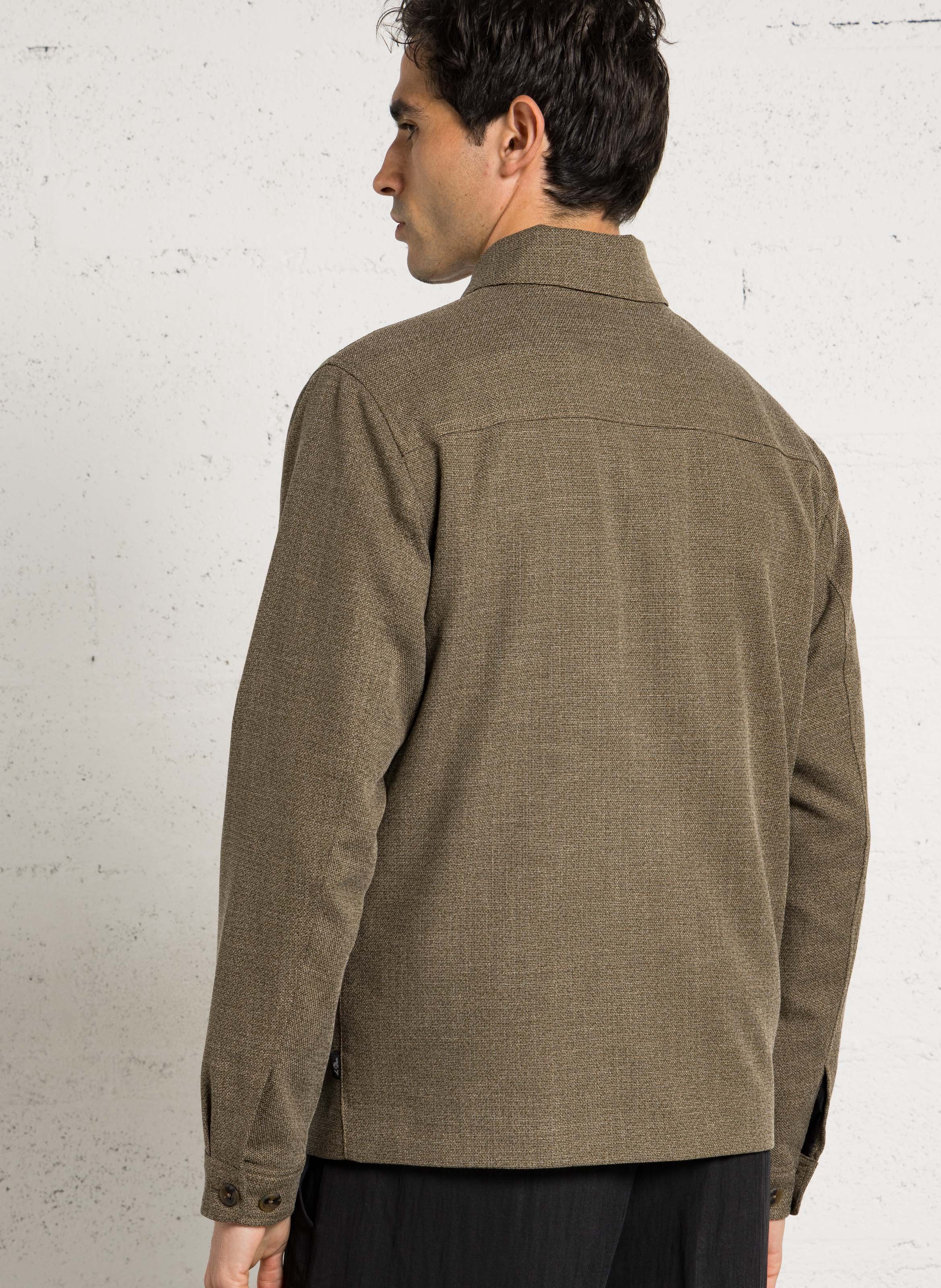 Overshirt oversize collo classico LES DEUX Marrone