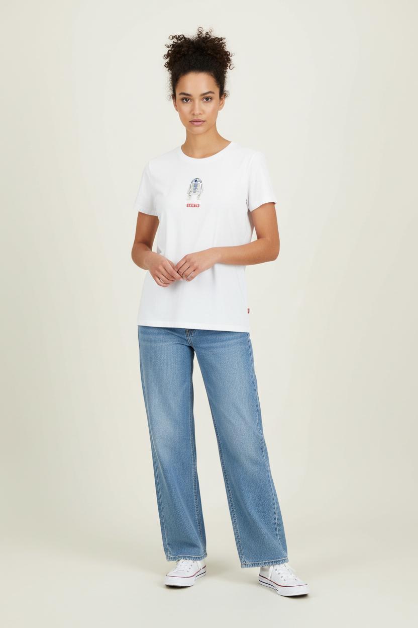 Tommy Badge T-shirt LEVI'S - Seconde main White