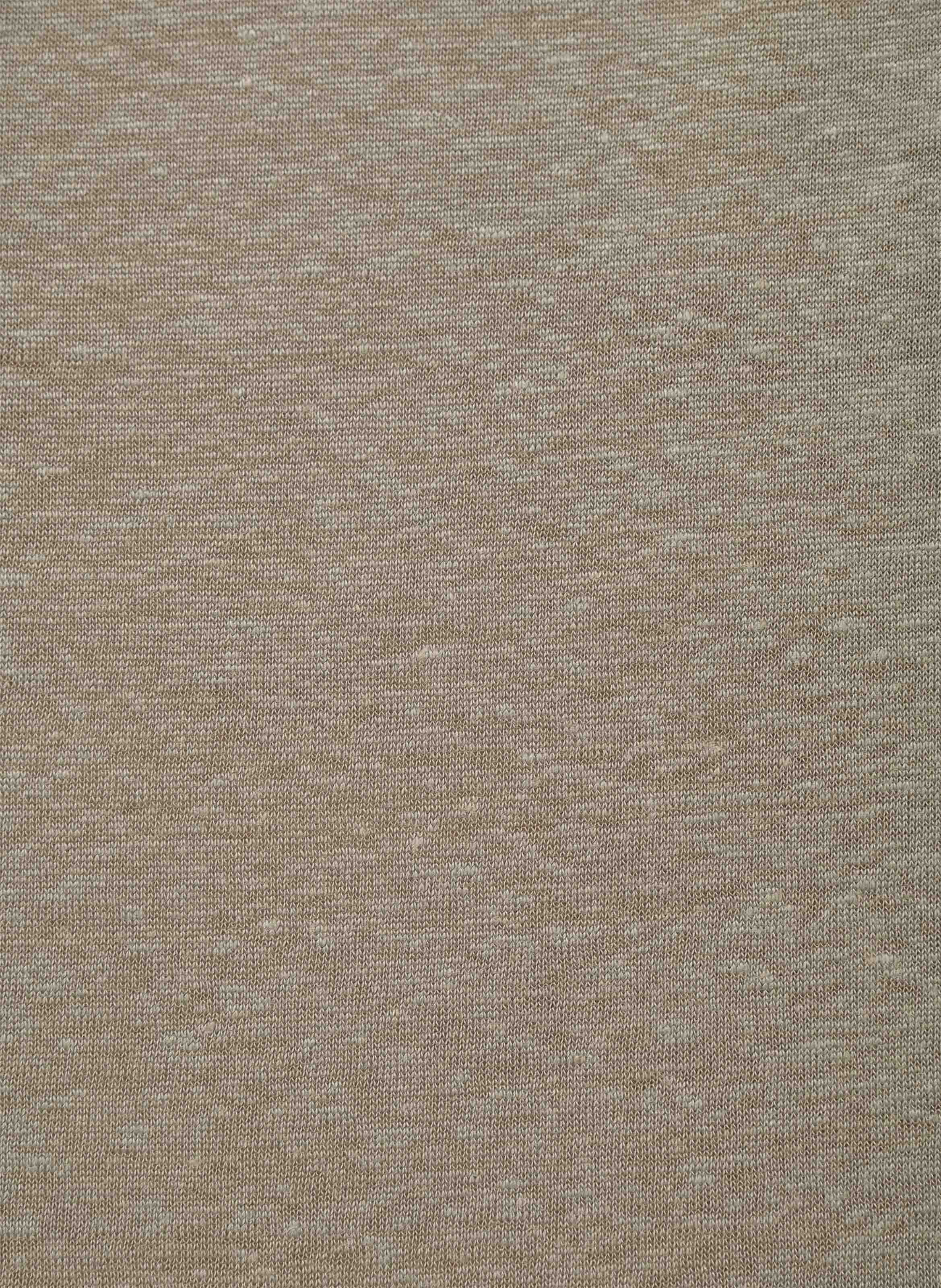 Tee-shirt col V en lin HUMILITY Vert