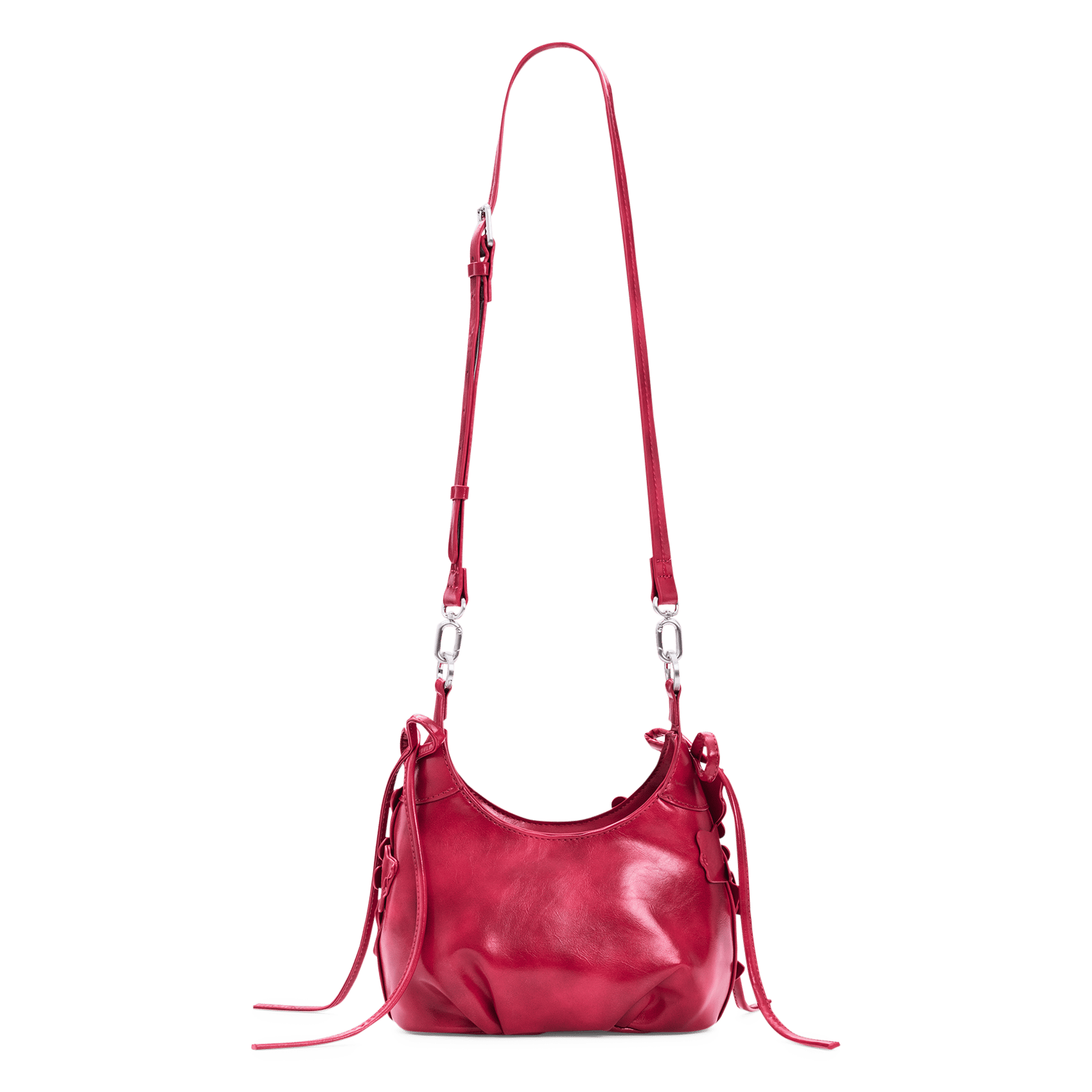 Sac à appliques florales DESIGUAL Rouge