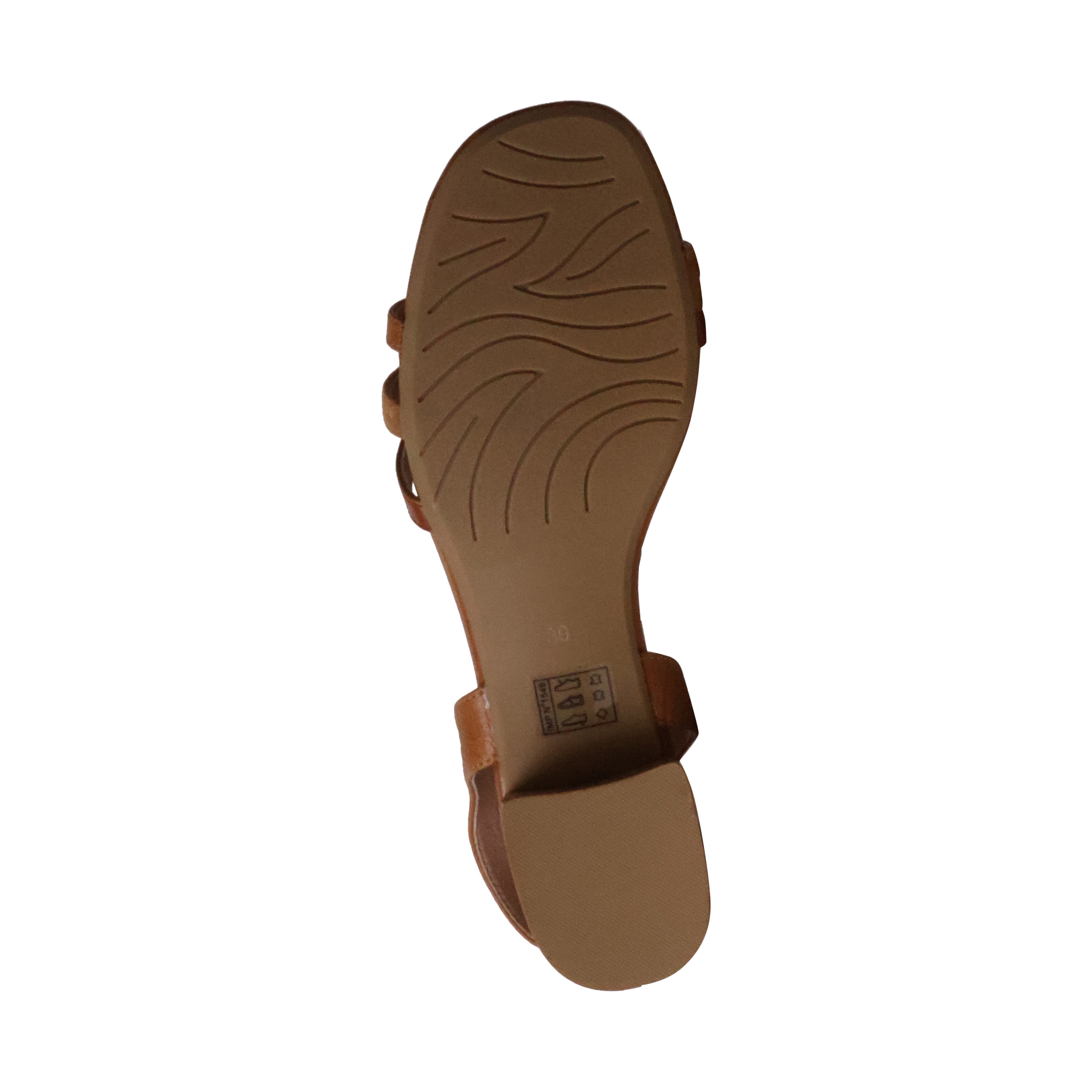 Luan leather heel sandals EMILIE KARSTON Brown